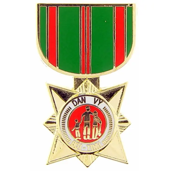 PINS- MEDAL, VIET, CIV. ACTION 1ST (RVN) (1-3/16") {1}