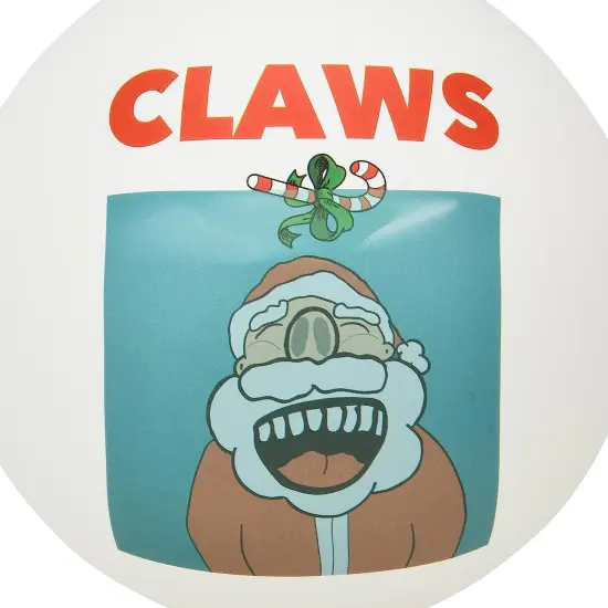 Tree Buddees Claws Movie Poster Parody Fun Glass Christmas Ornaments {2}