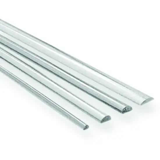 14K Gold Half Round White Wire QU-14WHRW/65 {1}