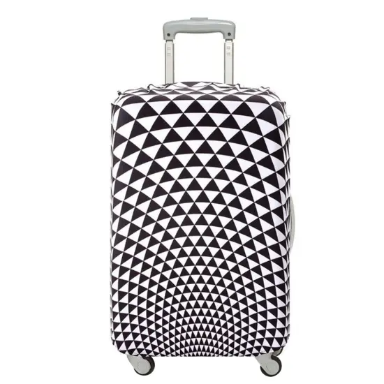 LOQI Unisex-Adult Pop Prism Luggage Cover, Black {1}