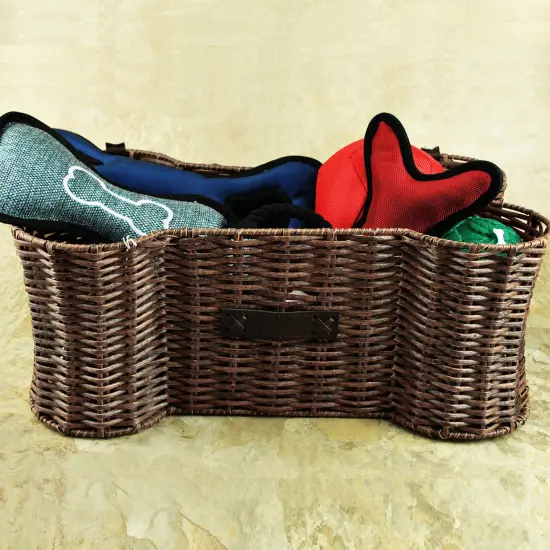 DII Bone Shape Toy Basket Small {2}