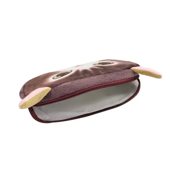 Wrapables Dog Face Zippered Pencil Case (Set of 2) Minx Snowball {6}