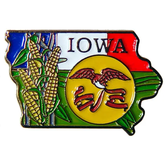 Iowa Map Pin 1" {1}