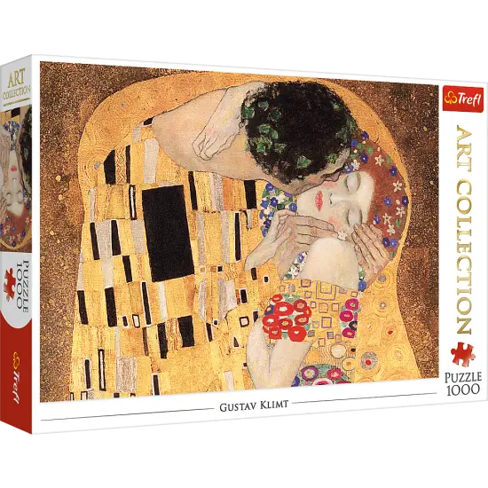 1000 Piece Jigsaw Puzzles, The Kiss by Gustav Klimt, Art Nouveau, Puzzle Art, Adult Puzzles, Trefl 10559 {1}