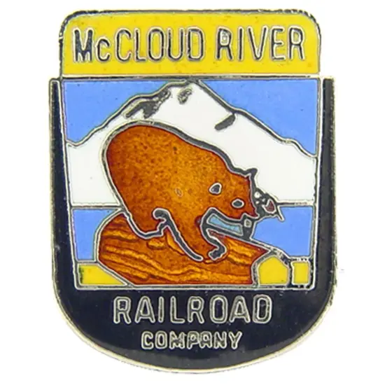 McCloud River Railroad Pin 1" {1}