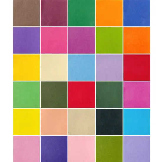 Wrapables 2" x 2" Assorted Colors Tissue Paper for Scrapbooking, Arts & Crafts, DIY 3000pcs {1}
