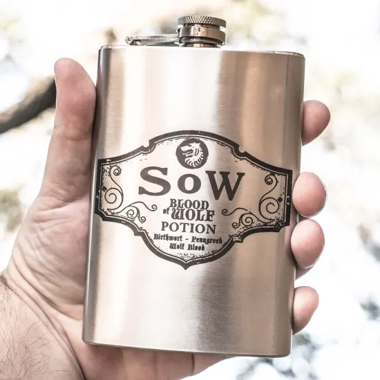 8oz SoW Potion Stainless Steel Flask {1}