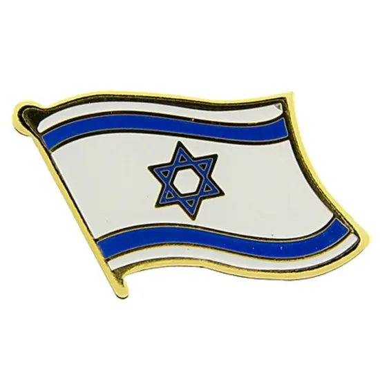 Israel Flag Pin 1" {1}