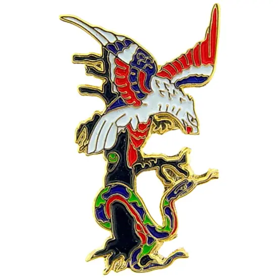 Flying Eagle Pin 1" {1}