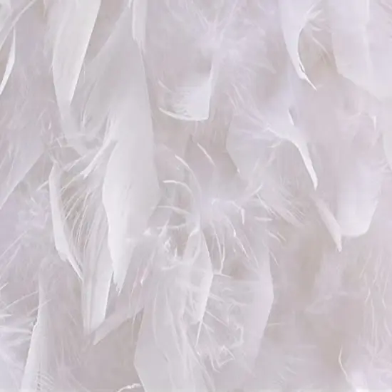 Totally Glam Feather Crystal Chandelier {4}