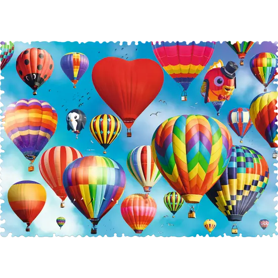 Crazy Shape 600 Piece Jigsaw Puzzles, Colorful balloons, Adult Puzzles, Trefl 11112 {2}