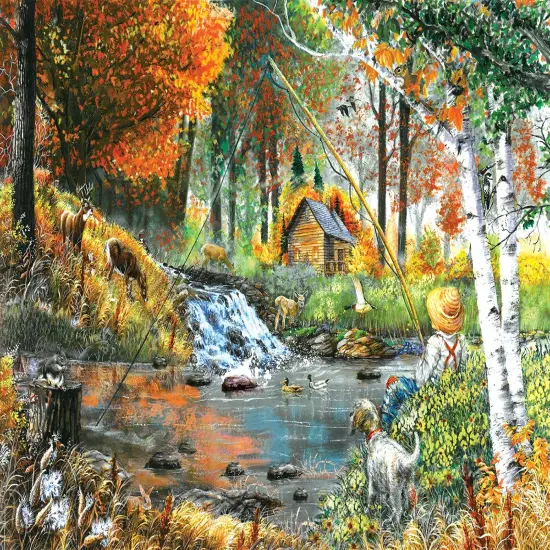 Sunsout Fishing Companions 500 pc Jigsaw Puzzle 52317 {1}