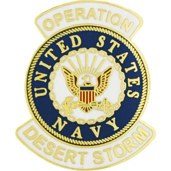 U.S Navy Operation Desert Storm Pin 1" {1}