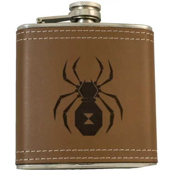 6oz Black Widow Flask {1}