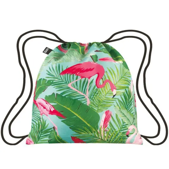 LOQI WILD Flamingos Backpack {1}