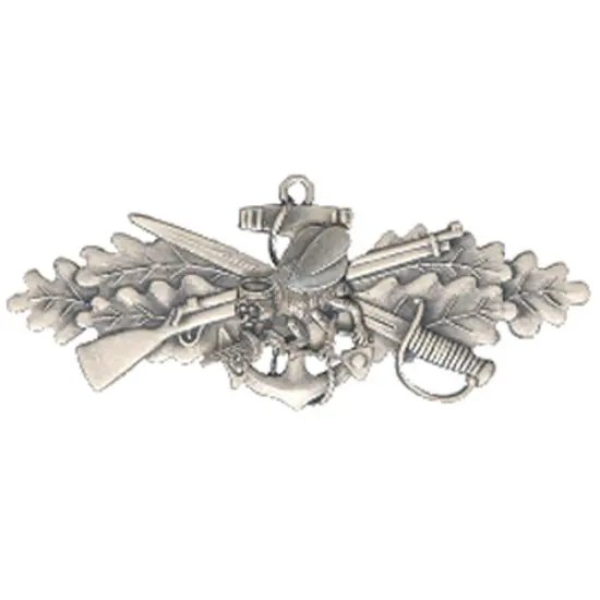 U.S. Navy Seabee Combat Warfare Pin 1 1/2" {1}