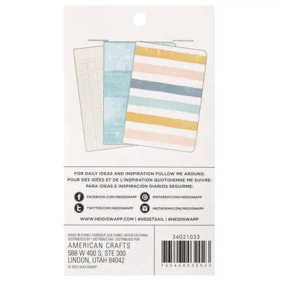 Heidi Swapp Set Sail Mini Blank Notebooks-3/Pkg {2}