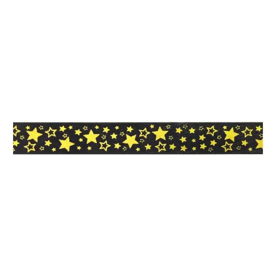 Wrapables Colorful Washi Masking Tape, Metallic Gold Stars {2}