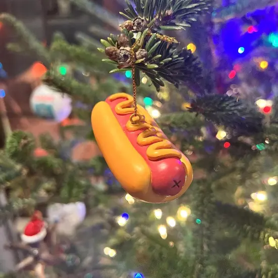 Tree Buddees Hot Dog Food Christmas Ornament Decoration {6}