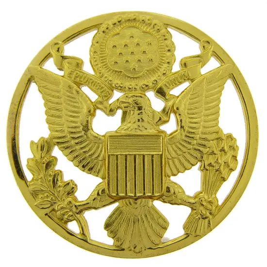 EagleEmblems P40219 BDG-Army,Enlisted,Gold Circle (1.875'') {1}