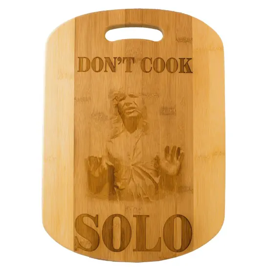 Don't Cook Solo Cutting Board 14''x9.5''x.5'' Bamboo {1}
