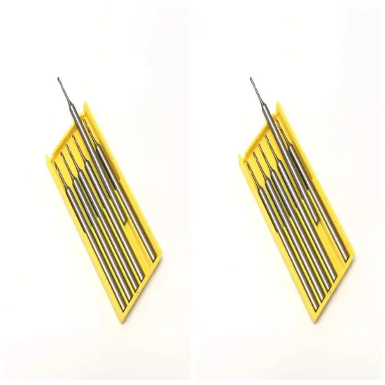 2 Packs of 6 Jewelry Art Craft Steel Twist Drills Fig77 Sizes 1.30mm & 1.80mm {1}