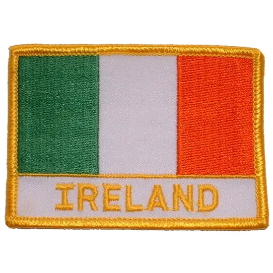 Ireland Flag Patch 2 1/2" x 3 1/2" {1}