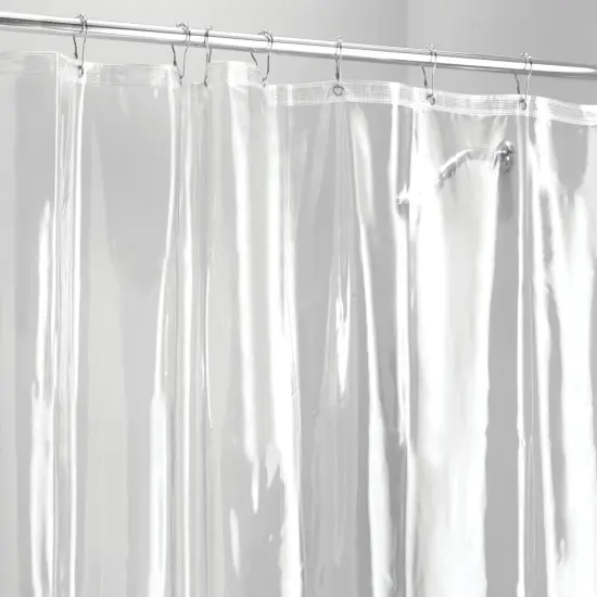 mDesign Premium Waterproof Vinyl Shower Curtain Liner {4}
