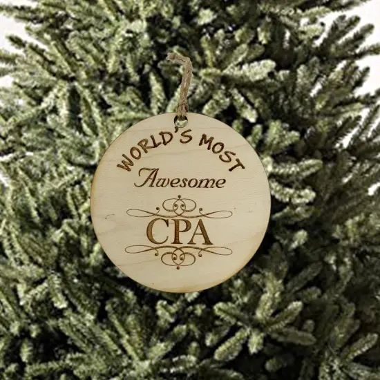 Worlds most Awesome CPA - Ornament {2}