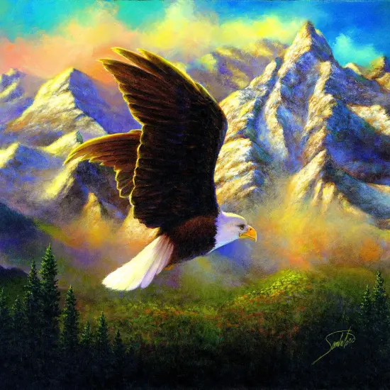 Sunsout Flying High 1000 pc Jigsaw Puzzle 69636 {1}