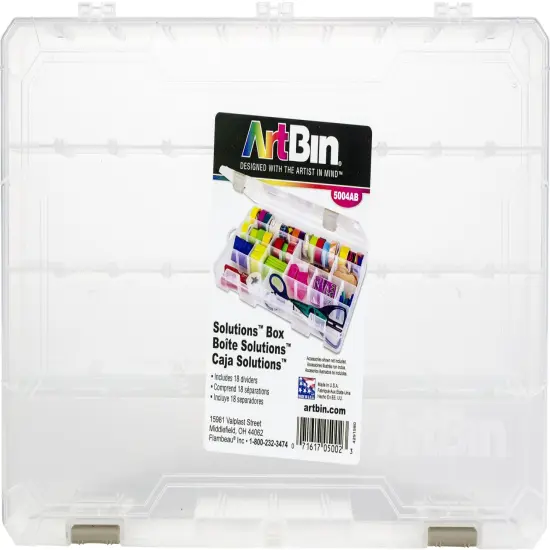 ArtBin Solutions Box 4-48 Compartments-14.125"X9"X2" Translucent {1}
