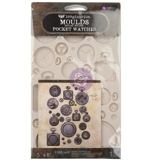 Finnabair Decor Moulds 5"X8"-Pocket Watches {1}