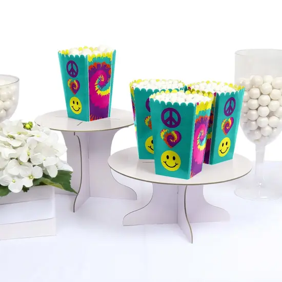 Big Dot of Happiness 60's Hippie - 1960s Groovy Party Favor Popcorn Treat Boxes - Set of 12 {4}