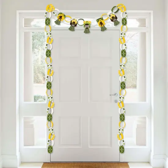 Big Dot of Happiness Sasquatch Crossing - 90 Chain Links & 30 Paper Tassels Decor Kit - Bigfoot Party or Birthday Party Paper Chains Garland - 21 feet {4}