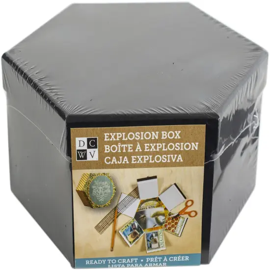 DCWV Hexagon Explosion Box-Black {1}