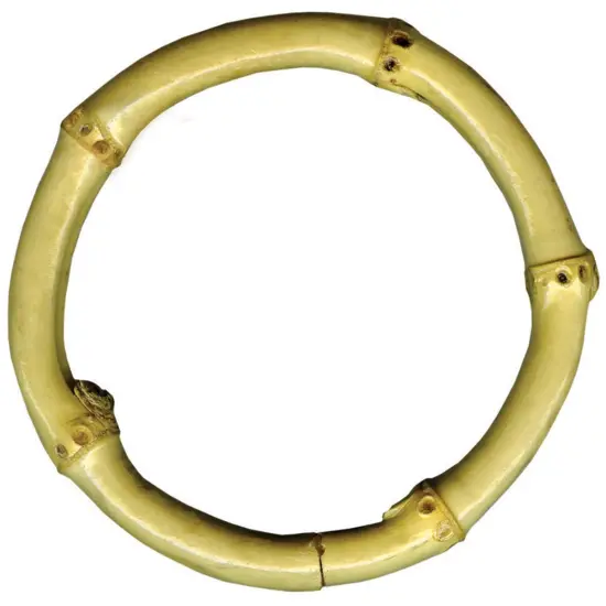Pepperell Natural Bamboo Ring 3"-Small {1}