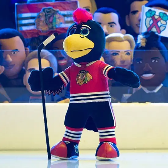 Bleacher Creatures Chicago Blackhawks Tommyhawk 10" Mascot Plush Figure {4}
