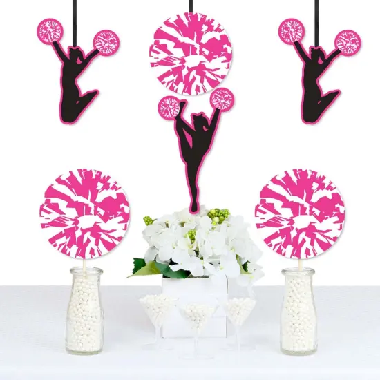 Big Dot of Happiness We've Got Spirit - Cheerleading - Cheerleaders Decorations DIY Birthday Party or Cheerleader Party Essentials - Set of 20 {1}