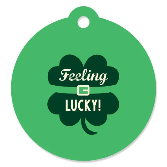 Big Dot of Happiness St. Patrick's Day - Saint Paddy's Day Party Favor Gift Tags (Set of 20) {1}