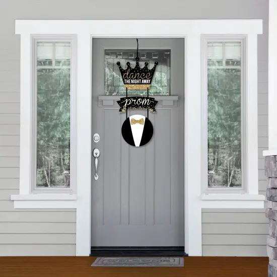 Big Dot of Happiness Prom - Hanging Porch Prom Night Party Outdoor Decorations - Front Door Decor - 3 Piece Sign {3}