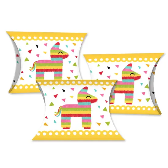 Big Dot of Happiness Let's Fiesta - Favor Gift Boxes - Fiesta Petite Pillow Boxes - Set of 20 {1}