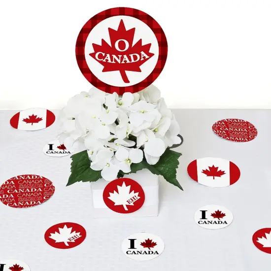 Big Dot of Happiness Canada Day - Canadian Party Giant Circle Confetti - Party Decorations - Large Confetti 27 Count {7}