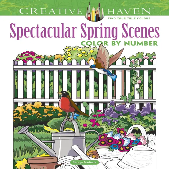 Creative Haven: Celebrate Spring Coloring Book-Softcover {1}