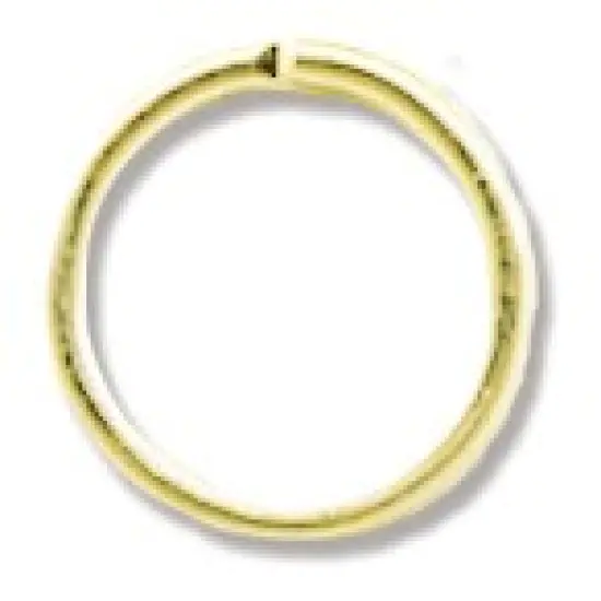 Beadalon Jump Rings 6mm 144/Pkg-Gold-Plated {2}