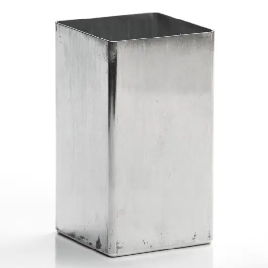 Sunshine Candleworks Square Aluminum Pillar Candle Mold 3 x 3 x 5.5 inches {1}