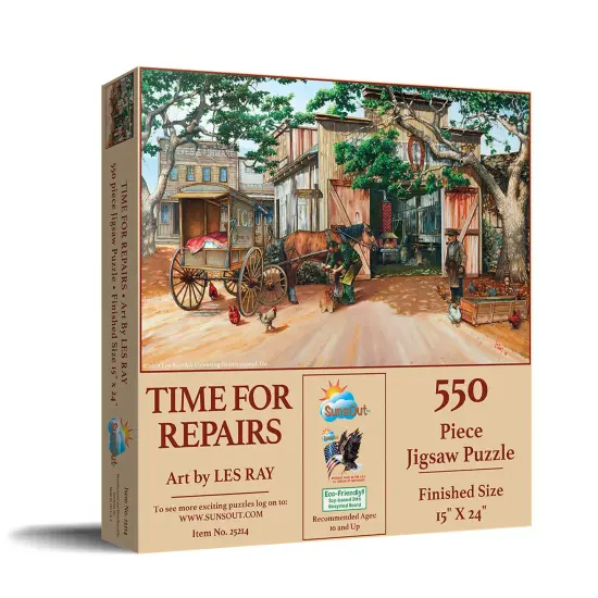 Sunsout Time for Repairs 550 pc Jigsaw Puzzle 25214 {3}