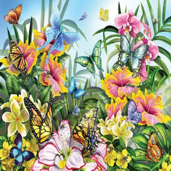 Sunsout Garden Colors 1000 pc Jigsaw Puzzle 34928 {1}