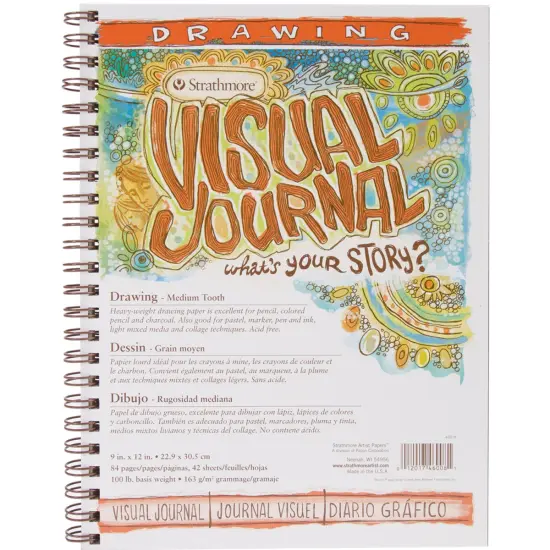 Strathmore Visual Journal Drawing 9"X12"-42 Sheets {1}