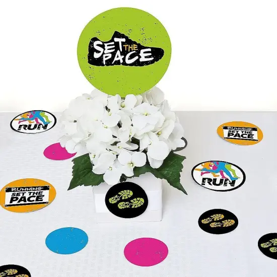 Big Dot of Happiness Set the Pace - Running - Track Party Giant Circle Confetti - Cross Country or Marathon Party D&eacute;cor - Large Confetti 27 Count {7}