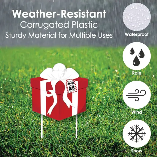 Big Dot of Happiness Jolly Santa Claus - Merry Christmas Yard Sign and Outdoor Lawn Decorations - Christmas Yard Signs - Set of 8 {4}